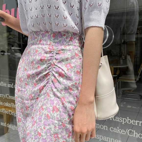 ♥ FLORAL SKIRT - XS/S - Picture 4 of 5